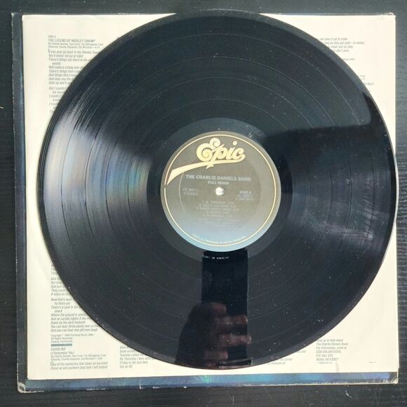 Charlie Daniels Band–Full Moon - 1980 Epic Country Rock Vinyl Album LP FE-36571 - Picture 4 of 6